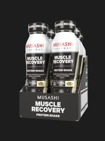 Musashi Recovery Shake 375ml (Box of 6 Drinks) Chocolate