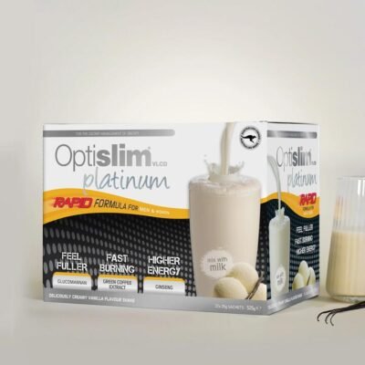 Optislim VLCD Platinum Meal Replacement Shake Vanilla (Pack of 21x25g each)