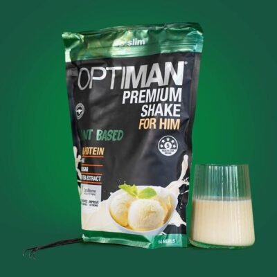 Optislim Optiman For Him - Plant Based Vanilla Shake