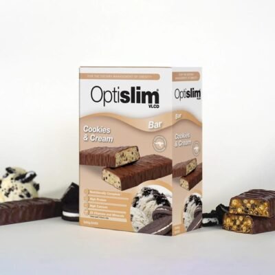 Optislim VLCD Bars in Cookies & Cream Flavour (Pack of 5 X 60g each)