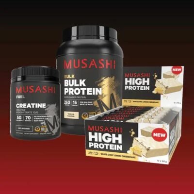 Musashi Muscle Hustle Bundle Pack Vanilla / Rocky Road
