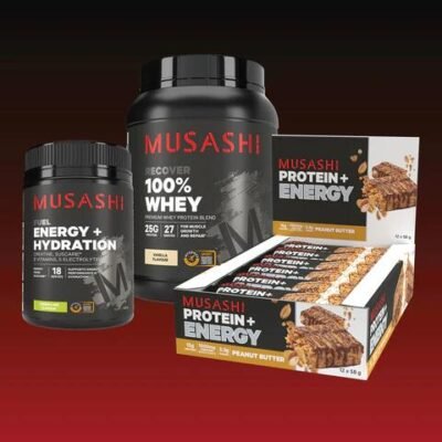 Musashi Running Bundle Pack Watermelon / Peanut Butter / Chocolate
