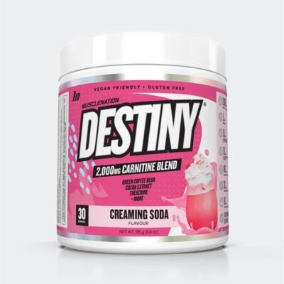 Muscle Nation DESTINY Pre Workout Burn - Creaming Soda - 30 serves