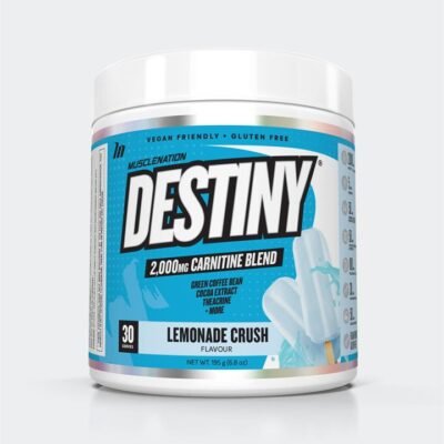 Muscle Nation DESTINY Pre Workout Burn - Lemonade Crush - 30 serves