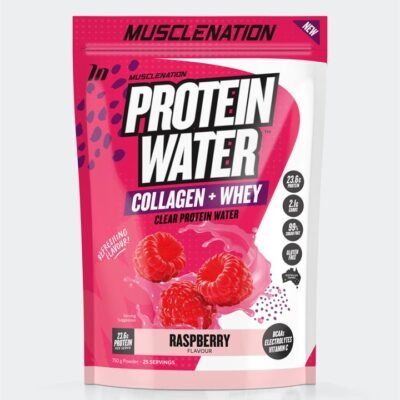 Muscle Nation PROTEIN WATER - Raspberry - 25 serves 750g