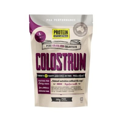 Protein Supplies Australia Colostrum Powder Unflavoured 200 gm Whey Direct Protein Supplies Australia Colostrum Powder Unflavoured 200 gm