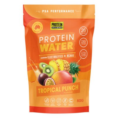 Protein Supplies Australia Protein Water WPI Electrolytes + BCAAs Powder Tropical Punch 800 gm Whey Direct Protein Supplies Australia Protein Water WPI Electrolytes + BCAAs Powder Tropical Punch 800 gm