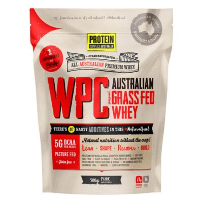 Protein Supplies Australia WPC Australian Grass Fed Whey Powder Unflavoured 500gm Whey Direct Protein Supplies Australia WPC Australian Grass Fed Whey Powder Unflavoured 500gm
