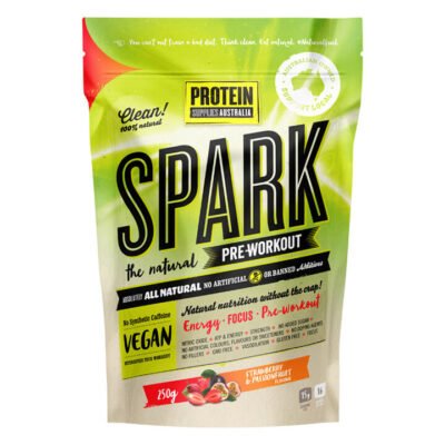 Protein Supplies Australia Spark Pre-Workout Powder Strawberry & Passionfruit 250 gm Whey Direct Protein Supplies Australia Spark Pre-Workout Powder Strawberry & Passionfruit 250 gm